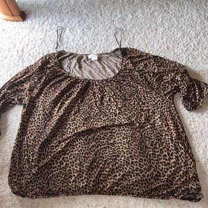 Michael Kors Animal Print Shirt